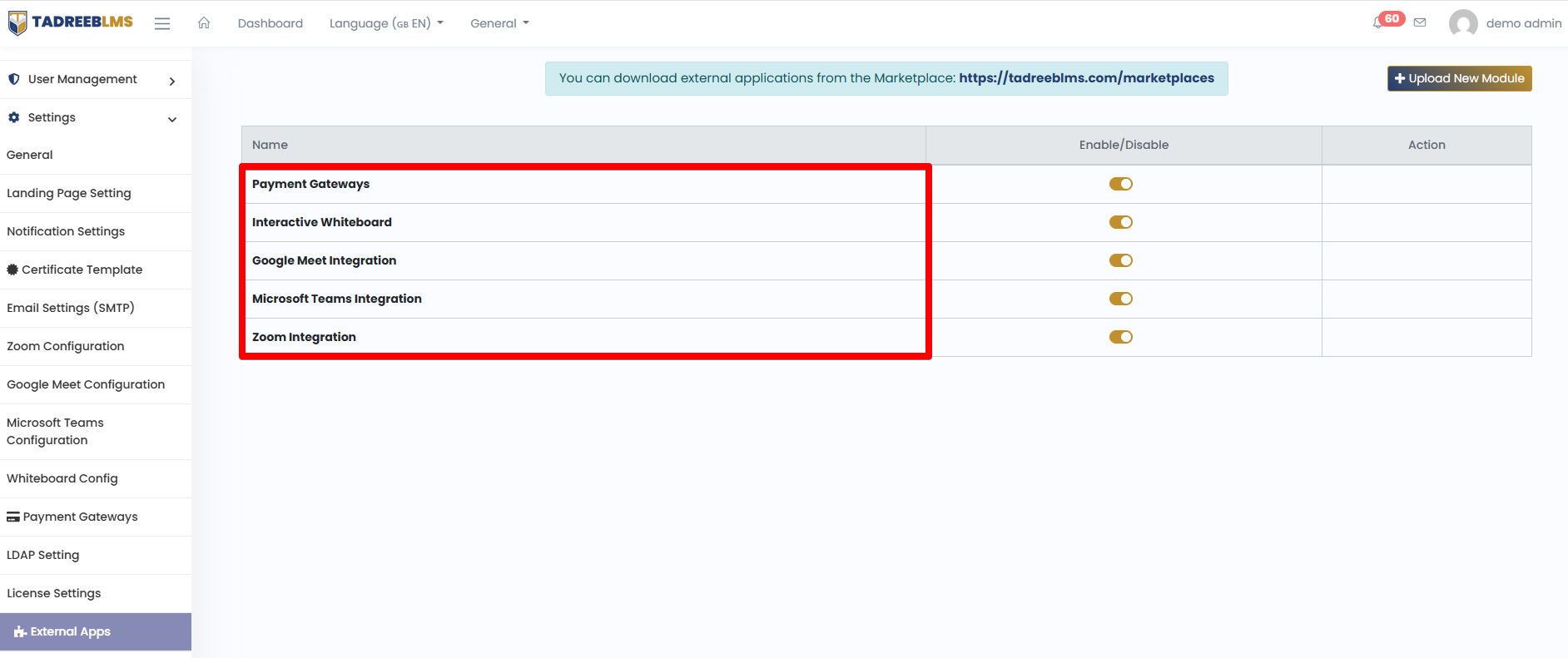 Category screenshot