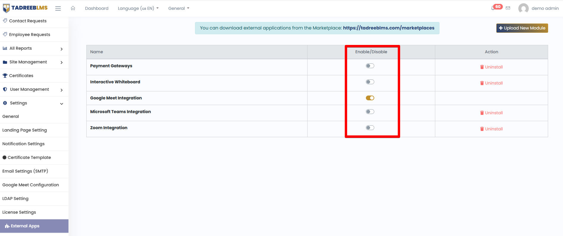 Category screenshot